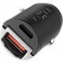 FIXED 30W punjač za auto PD / QC 3.0 s USB-C / USB-A - crna