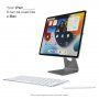 Magnetni podesivi stalak za iPad Pro 12,9" (2018/2020/2021) - sivi