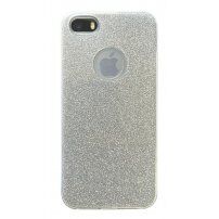 Šljokasta maskica za iPhone 5 / 5S / SE (2016) - srebrni