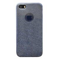 Šljokasta maskica za iPhone 5 / 5S / SE (2016) - tamno sivi