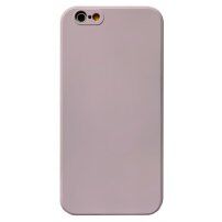 Silikonska zaštitna maskica s ravnim rubovima za iPhone 6 / 6S - ljubičasti