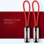 X-LEVEL elegantni USB / lightning kabel za Apple iPhone / iPad / iPod - 8cm - crvena