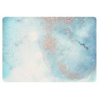 Mat maskica za MacBook Pro 15" (A1398) - plavo-zlatni celestin