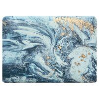 Mat maskica za MacBook Pro 15" (A1398) - plavo-sivi mramor