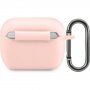 Lacoste Glossy Printing Logo silikonski etui za AirPods Pro - ružičasti