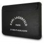 Karl Lagerfeld Saffiano RSG Embossed kožna omotnica za iPad Pro 12,9" / MacBook do 14" - crna