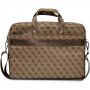 Guess 4G Triangle Logo torba za MacBook do 16" - smeđa