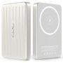 CubeNest S1B0 magnetski bežični powerbank s portom USB-C - 5 000 mAh - srebrna
