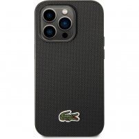 Lacoste Iconic Petit Pique Logo etui za iPhone 14 Pro Max - crni