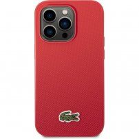 Lacoste Iconic Petit Pique Logo etui za iPhone 14 Pro Max - crveni