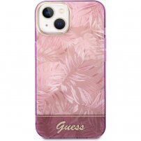 Guess Jungle etui za iPhone 14 - ružičasti