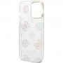 Guess Peony Glitter etui za iPhone 14 Pro Max - bijeli