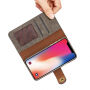 2u1 elegantna ukloniva flip futrola za Apple iPhone XS / iPhone X - siva