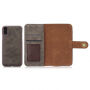 2u1 elegantna ukloniva flip futrola za Apple iPhone XS / iPhone X - siva