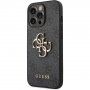 Guess 4G Metal Logo maskica za iPhone 14 Pro - sivi