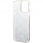 Karl Lagerfeld Monogram Liquid Glitter etui za iPhone 14 Pro Max - crni