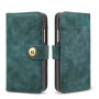 2u1 elegantna ukloniva flip futrola za Apple iPhone XS / iPhone X - zelena