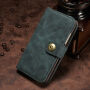 2u1 elegantna ukloniva flip futrola za Apple iPhone XS / iPhone X - zelena