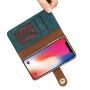 2u1 elegantna ukloniva flip futrola za Apple iPhone XS / iPhone X - plava