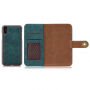 2u1 elegantna ukloniva flip futrola za Apple iPhone XS / iPhone X - plava