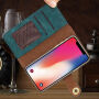 2u1 elegantna ukloniva flip futrola za Apple iPhone XS / iPhone X - plava