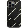Karl Lagerfeld Grained Leather Logomania etui za iPhone 14 Pro Max - crni