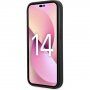 Karl Lagerfeld Grained Leather Logomania etui za iPhone 14 Pro Max - crni