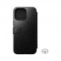 Nomad Leather Folio etui na preklop sa MagSafe za iPhone 14 Pro Max - crno