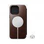 Nomad Leather Folio etui na preklop sa MagSafe za iPhone 14 Pro Max - smeđi