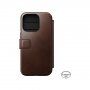 Nomad Leather Folio etui na preklop sa MagSafe za iPhone 14 Pro - smeđi