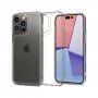 Spigen Quartz Hybrid etui s mat kaljenim staklom za iPhone 14 Pro Max - proziran
