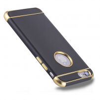 Zaštitna maskica za Apple iPhone 6 / 6S - crna / zlatan
