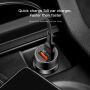 BASEUS auto punjač s dva USB ulaza za Apple iPhone / iPad / iPod - crna