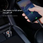 BASEUS auto punjač s dva USB ulaza za Apple iPhone / iPad / iPod - crvena