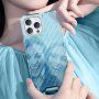 Izdržljivi sjajni etui s okomitom mrežom za iPhone 13 Pro Max - proziran