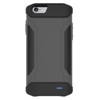 Otporna zaštitna maskica s vanjskom baterijom 4000mAh za iPhone 6 / 6S / 7 / 8 - siva