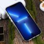 Prozirni mramorni etui s kamenčićima za iPhone 14 Pro Max - crni