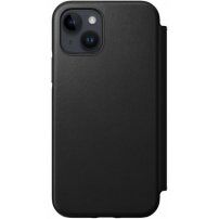 Nomad Leather Folio etui na preklop sa MagSafe za iPhone 14 - crno