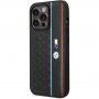 BMW M Hexagonal Pattern etui za iPhone 14 Pro - crni