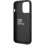 BMW M Hexagonal Pattern etui za iPhone 14 Pro - crni