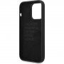 BMW M Tricolor silikonski etui za iPhone 14 Pro Max - crni