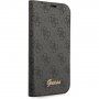 Guess 4G Metal Camera Outline etui na preklop za iPhone 14 Pro - crno
