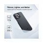 Pitaka MagEZ 3 etui s uzorkom karbonskih vlakana za iPhone 14 Pro - sivo-crna