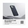 Pitaka MagEZ 3 etui s uzorkom karbonskih vlakana za iPhone 14 Pro - sivo-crna