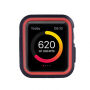 Zaštitna silikonska futrola za Apple Watch 38mm - crna - crvena