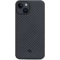 Pitaka MagEZ 3 etui s uzorkom karbonskih vlakana za iPhone 14 Plus - crno-sivi
