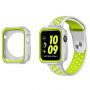 Zaštitna silikonska futrola za Apple Watch 38mm - bijela - zelena