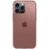 Spigen Crystal Flex prozirna maska pro iPhone 14 Pro Max - ružičasti