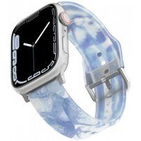 Mat proziran silikonski remen za Apple Watch Ultra 49mm / 46mm / 45mm / 44mm / 42mm - plavi
