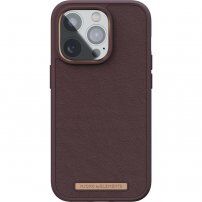 NJORD kožni etui za iPhone 14 Pro - tamnosmeđ